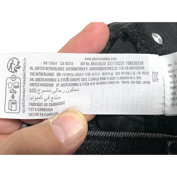 Hollister Skinny Advanced Stretch Jeans Women 26x30 Distressed Whimsigoth Grunge - Picture 8 of 10